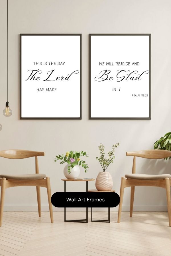 “This Is the Day” Psalm 118:24 Christian Wall Art (Set of 2) - Image 3